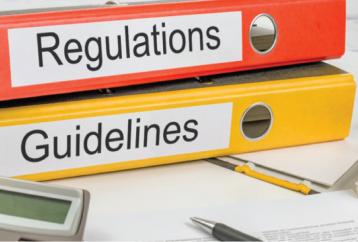 Folders with Regulations and Guidelines